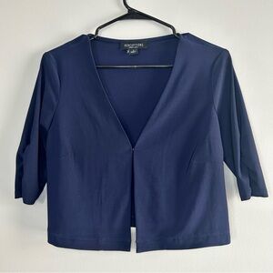 Perceptions Navy Blue Women's Cardigan